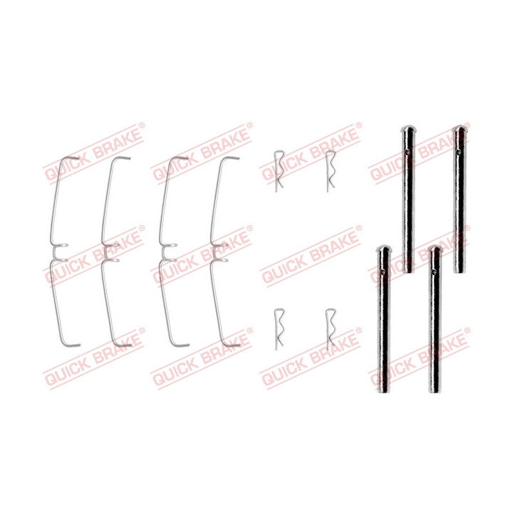 Zestaw montażowy klocków hamulcowych QUICK BRAKE 109-0907