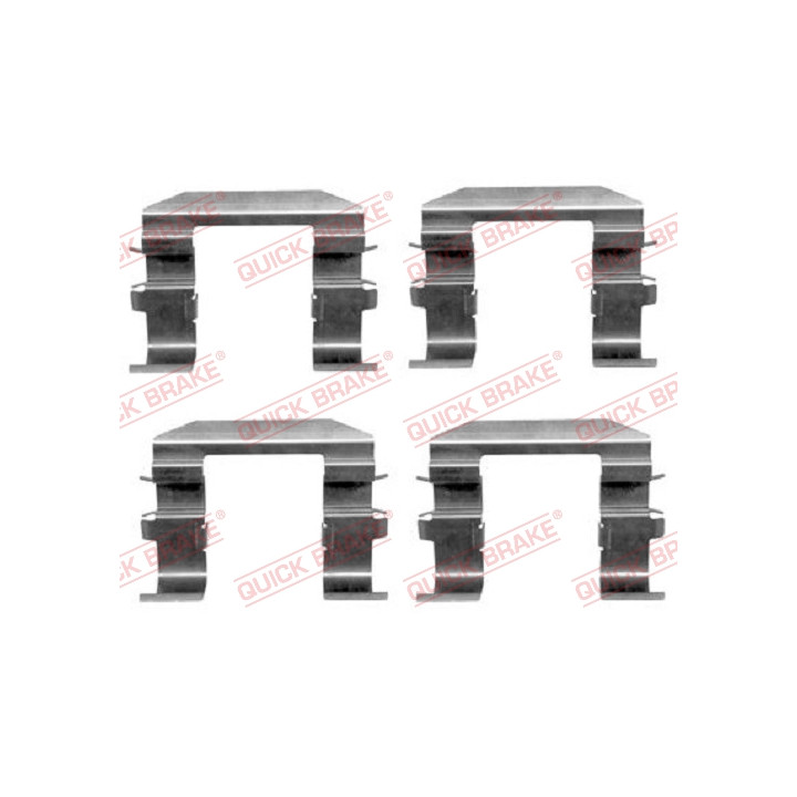 Zestaw montażowy klocków hamulcowych QUICK BRAKE 109-1664