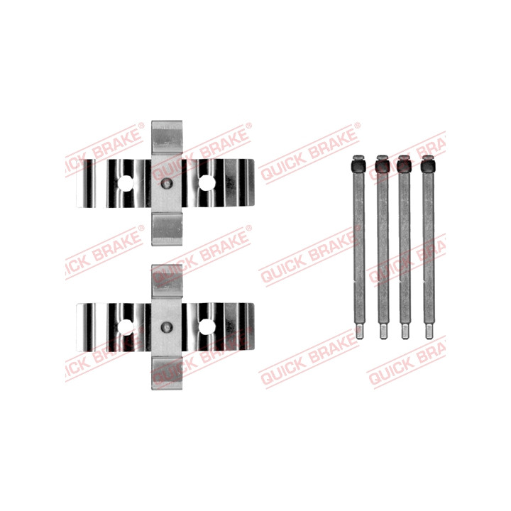 Zestaw montażowy klocków hamulcowych QUICK BRAKE 109-0054