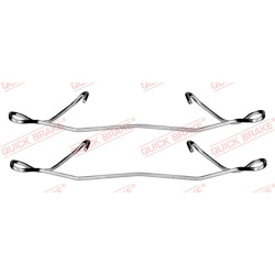 Zestaw montażowy klocków hamulcowych QUICK BRAKE 109-1180