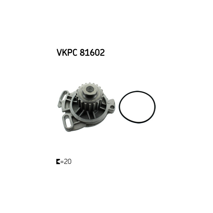 Pompa wody chłodzenia silnika SKF VKPC 81602