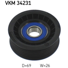 Rolka prowadząca pasek klinowy SKF VKM 34231