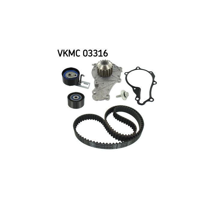 Zestaw rozrządu + pompa wody SKF VKMC 03316