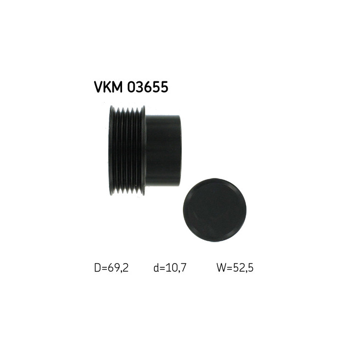 Sprzęgło jednokierunkowe alternatora SKF VKM 03655