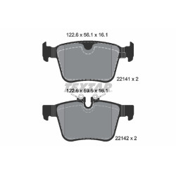 Klocki hamulcowe TEXTAR 2214101