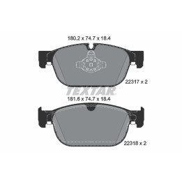 Klocki hamulcowe TEXTAR 2231701