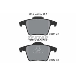 Klocki hamulcowe TEXTAR 2401101