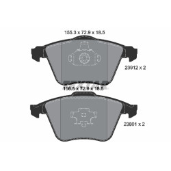 Klocki hamulcowe TEXTAR 2391201