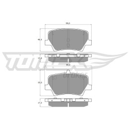 Klocki hamulcowe TOMEX Brakes TX 19-17