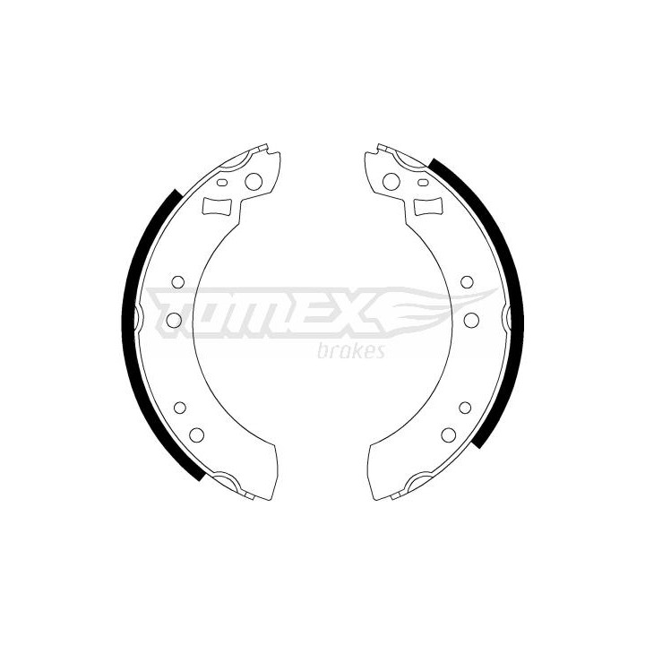 Zestaw szczęk hamulcowych TOMEX Brakes TX 21-13