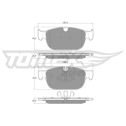 Klocki hamulcowe TOMEX Brakes TX 18-57