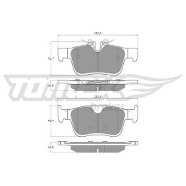 Klocki hamulcowe TOMEX Brakes TX 18-87