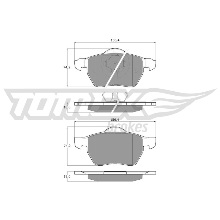 Klocki hamulcowe TOMEX Brakes TX 13-131
