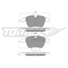 Klocki hamulcowe TOMEX Brakes TX 14-47