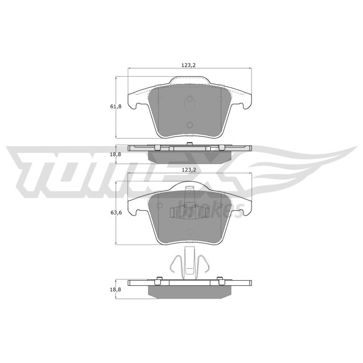 Klocki hamulcowe TOMEX Brakes TX 14-07