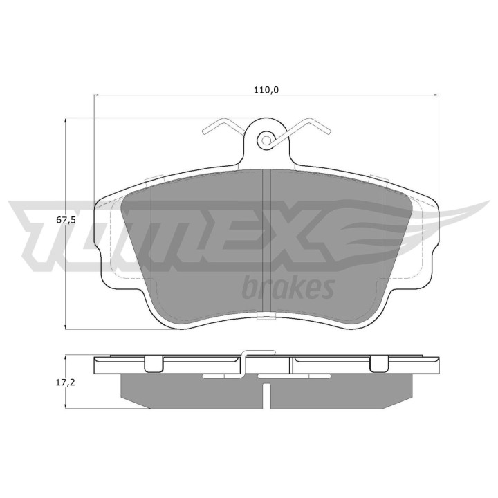 Klocki hamulcowe TOMEX Brakes TX 13-99