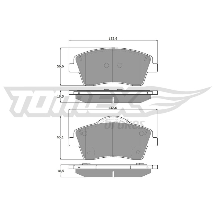Klocki hamulcowe TOMEX Brakes TX 19-15