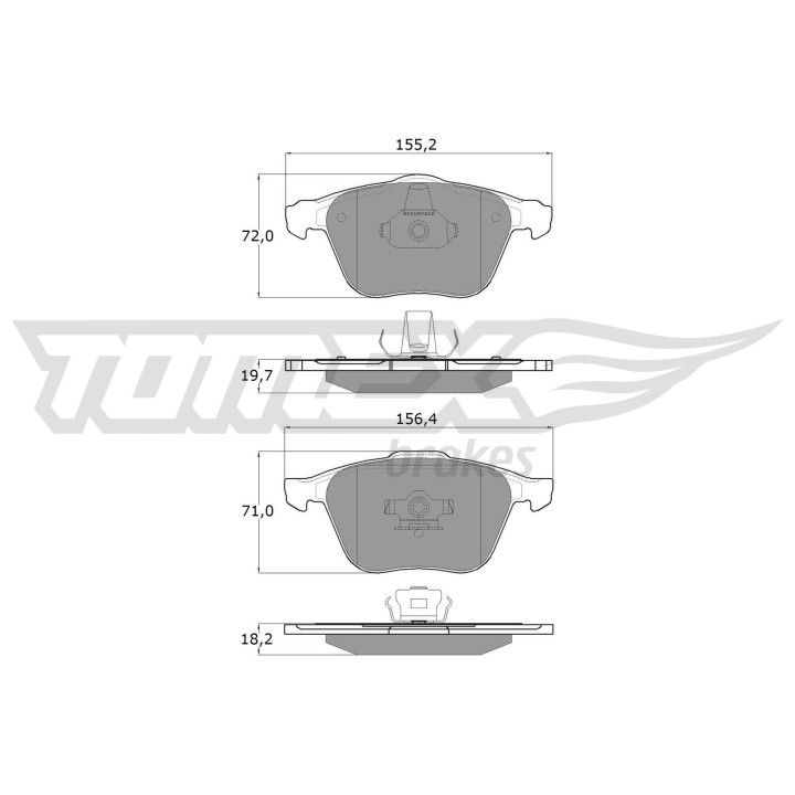 Klocki hamulcowe TOMEX Brakes TX 17-74