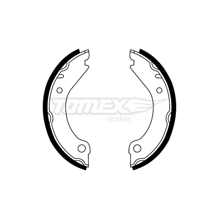 Zestaw szczęk hamulcowych TOMEX Brakes TX 22-08