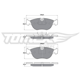 Klocki hamulcowe TOMEX Brakes TX 14-02