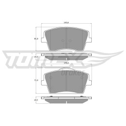 Klocki hamulcowe TOMEX Brakes TX 19-16