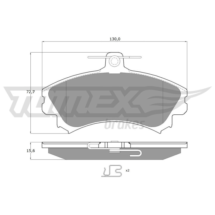 Klocki hamulcowe TOMEX Brakes TX 11-52