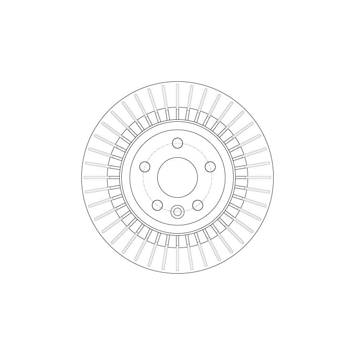 Tarcza hamulcowa TRW DF6308