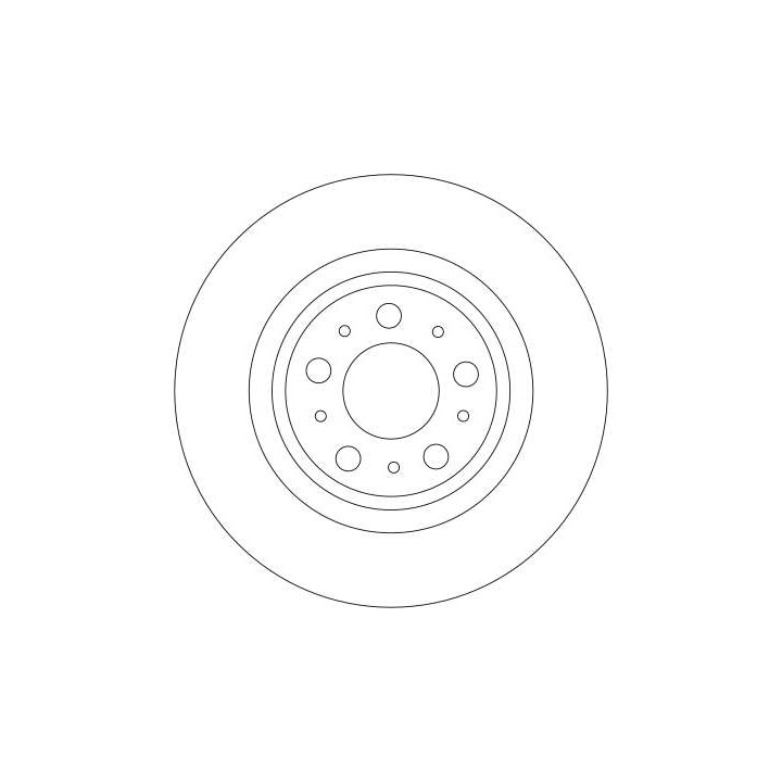 Tarcza hamulcowa TRW DF4338