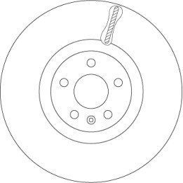 Tarcza hamulcowa TRW DF6939S