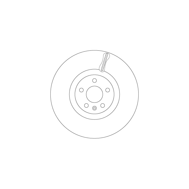 Tarcza hamulcowa TRW DF6939S
