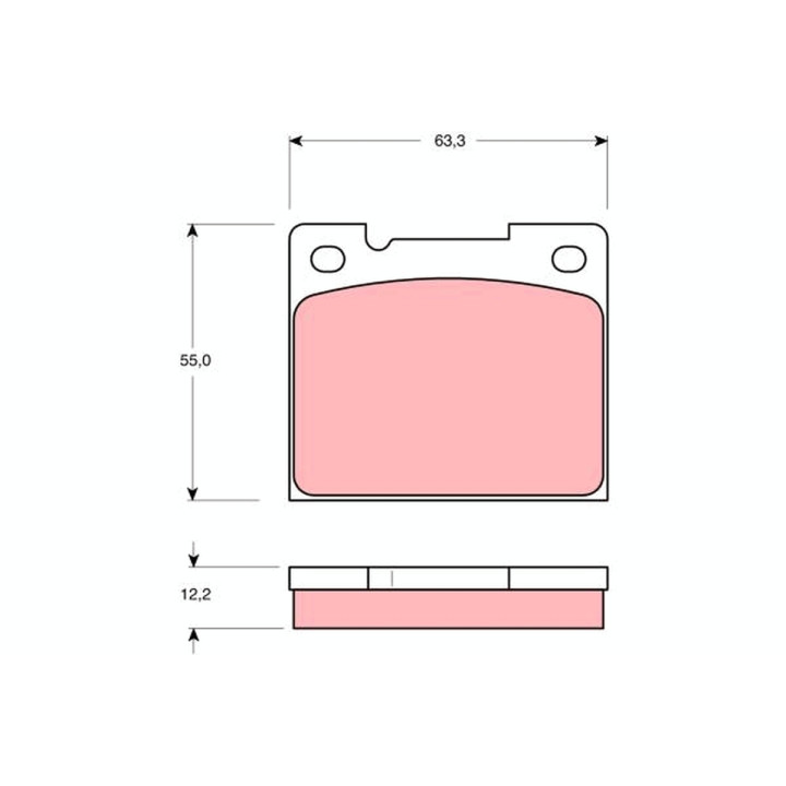 Klocki hamulcowe TRW GDB1066