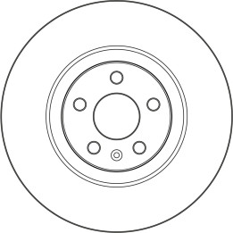 Tarcza hamulcowa TRW DF3959S