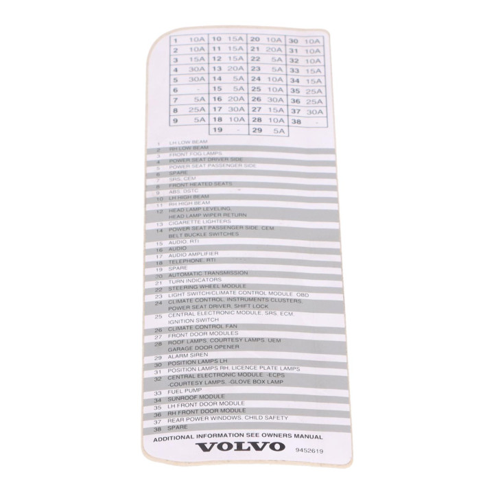Decal Volvo (9452619)