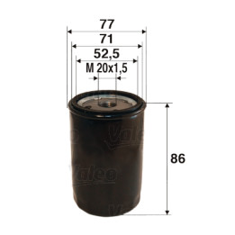Filtr oleju VALEO 586002