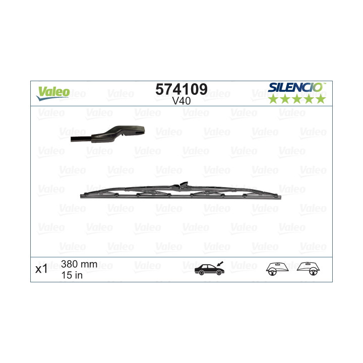 Pióro wycieraczki VALEO 574109