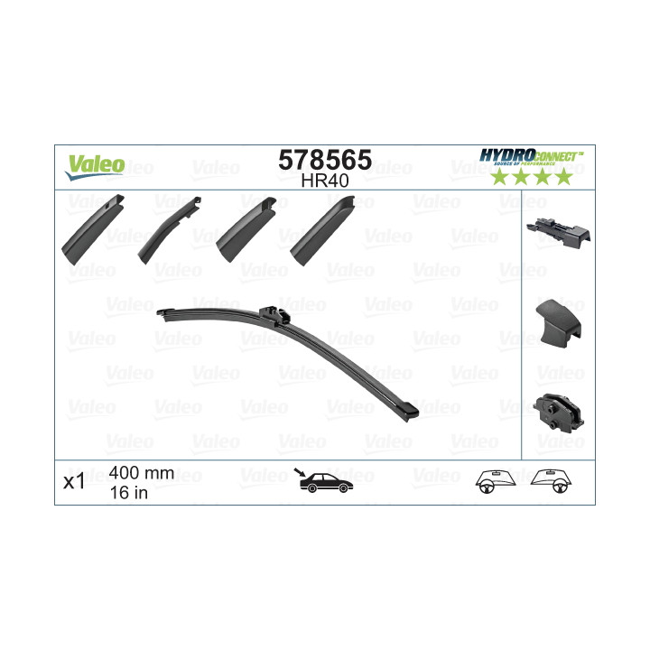 Pióro wycieraczki VALEO 578565