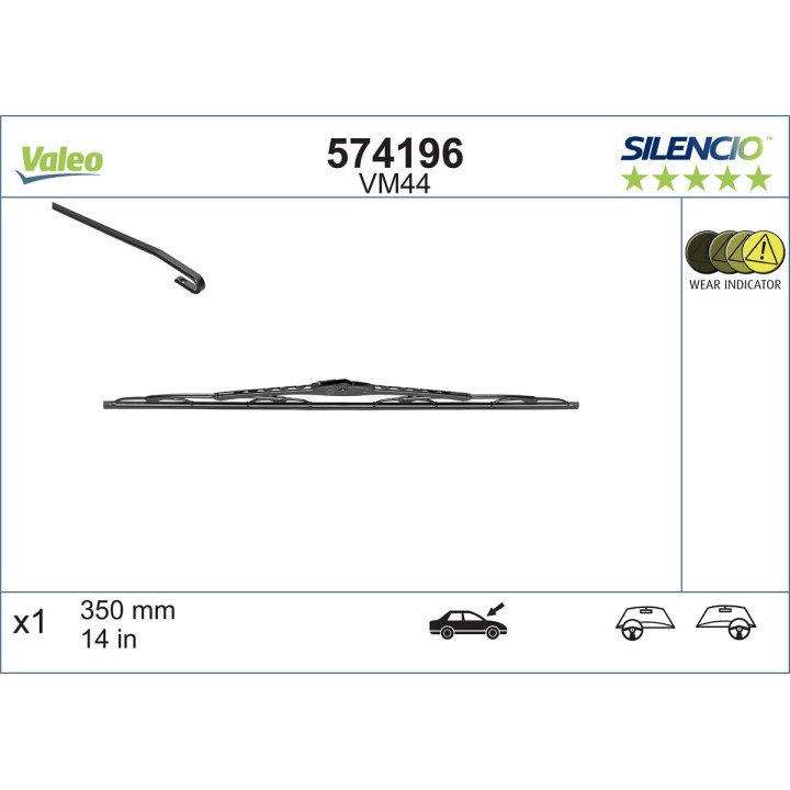 Pióro wycieraczki VALEO 574196
