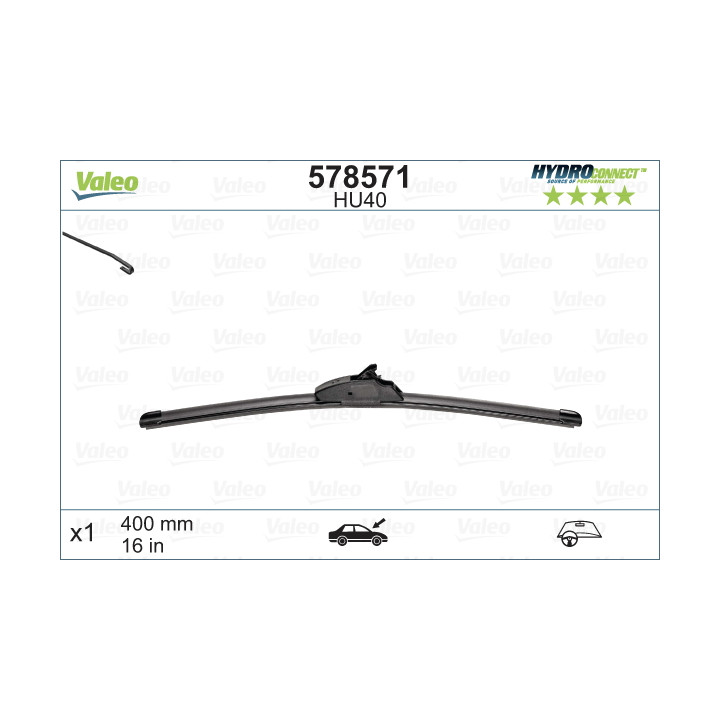 Pióro wycieraczki VALEO 578571