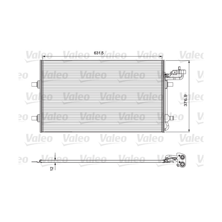 Skraplacz klimatyzacji VALEO 814324