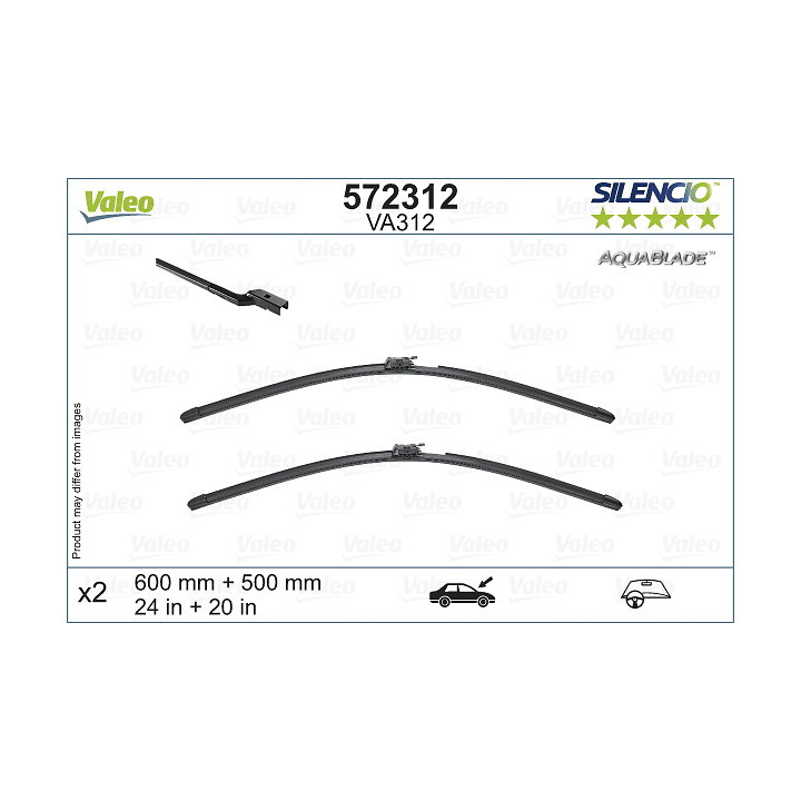 Pióro wycieraczki VALEO 572312