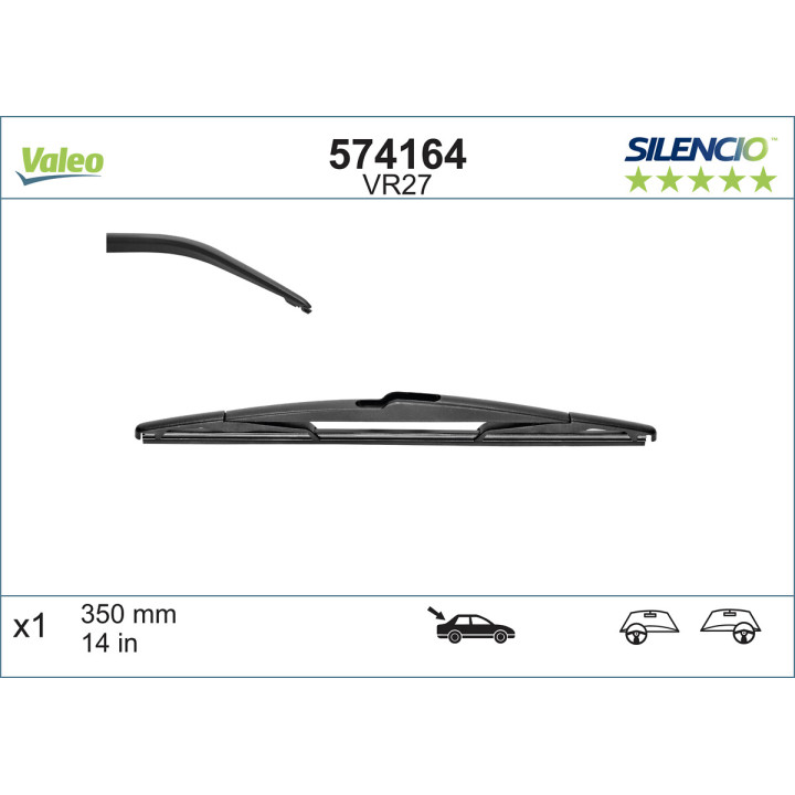 Pióro wycieraczki VALEO 574164