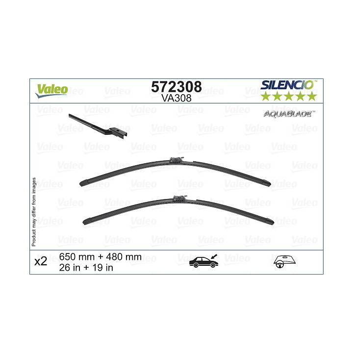 Pióro wycieraczki VALEO 572308