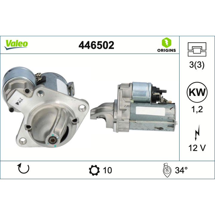 Rozrusznik VALEO 446502