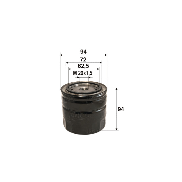 Filtr oleju VALEO 586026
