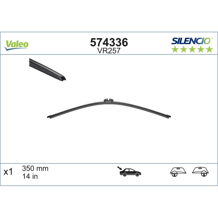 Pióro wycieraczki VALEO 574336