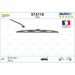 Pióro wycieraczki VALEO 574116