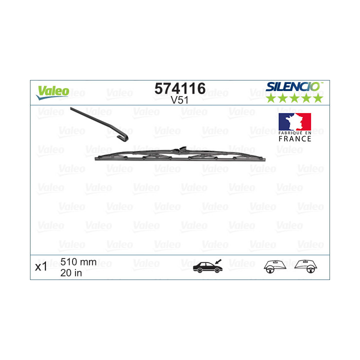 Pióro wycieraczki VALEO 574116