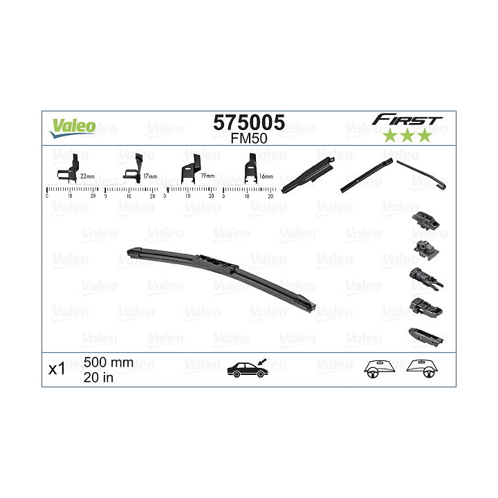 Pióro wycieraczki VALEO 575005