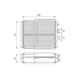 Nagrzewnica VALEO 811656