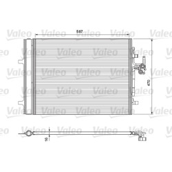 Skraplacz klimatyzacji VALEO 814318
